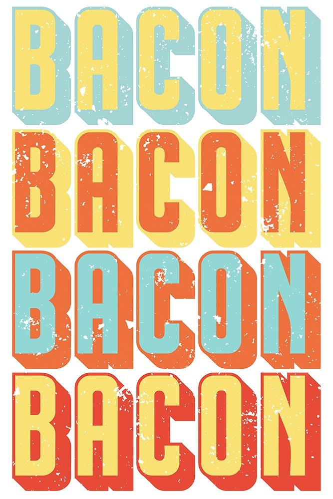 Bacon Bacon art print by Marcus Prime for $57.95 CAD