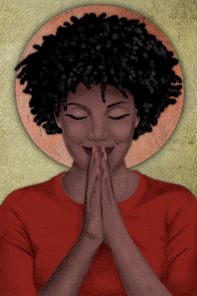 Praying Goddess 2 art print by Marcus Prime for $57.95 CAD