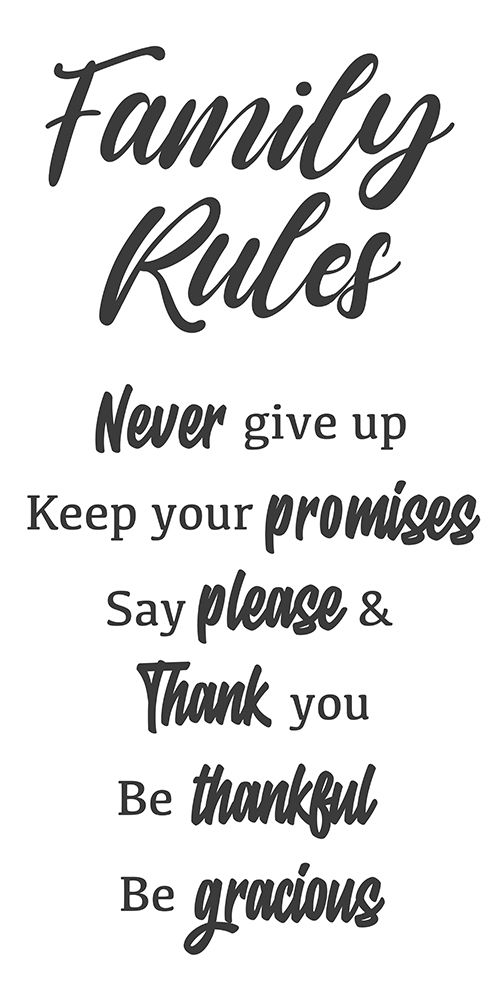 Family Rules art print by Marcus Prime for $57.95 CAD