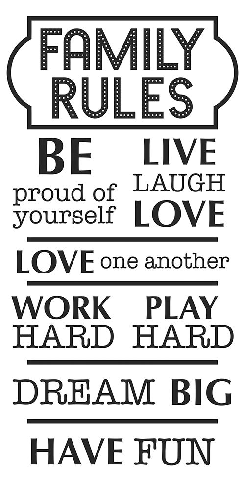 Family Rules art print by Marcus Prime for $57.95 CAD