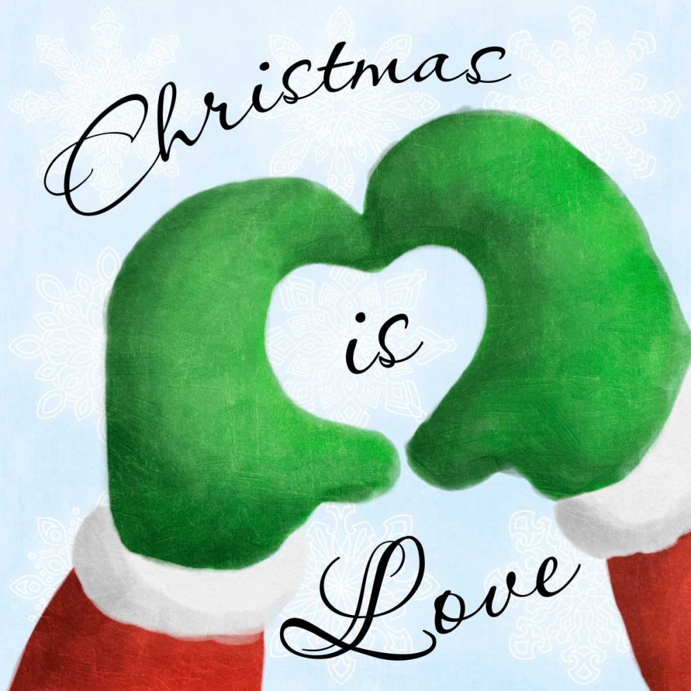 Christmas Is Love 1 art print by Marcus Prime for $57.95 CAD