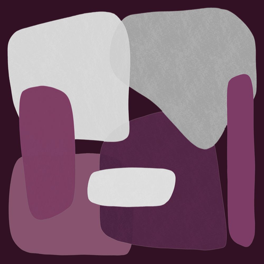 Aubergine Lunar Splat 1 art print by Marcus Prime for $57.95 CAD