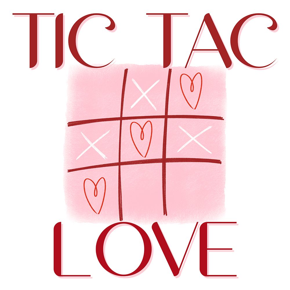 Tic Tac Love art print by Marcus Prime for $57.95 CAD