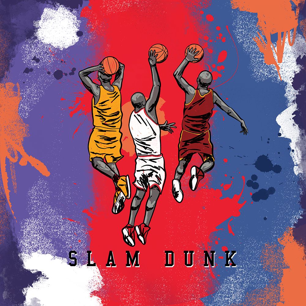 Slam Dunk art print by Marcus Prime for $57.95 CAD