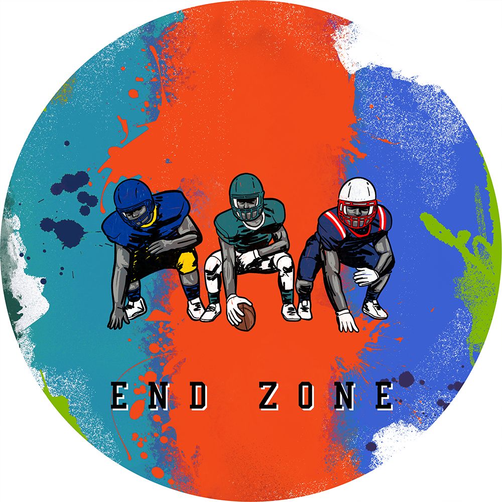 End Zone Clock art print by Marcus Prime for $57.95 CAD