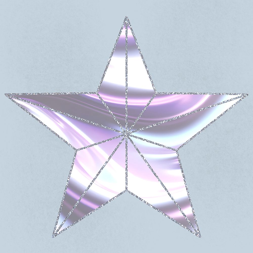 Iridescent Star art print by Marcus Prime for $57.95 CAD