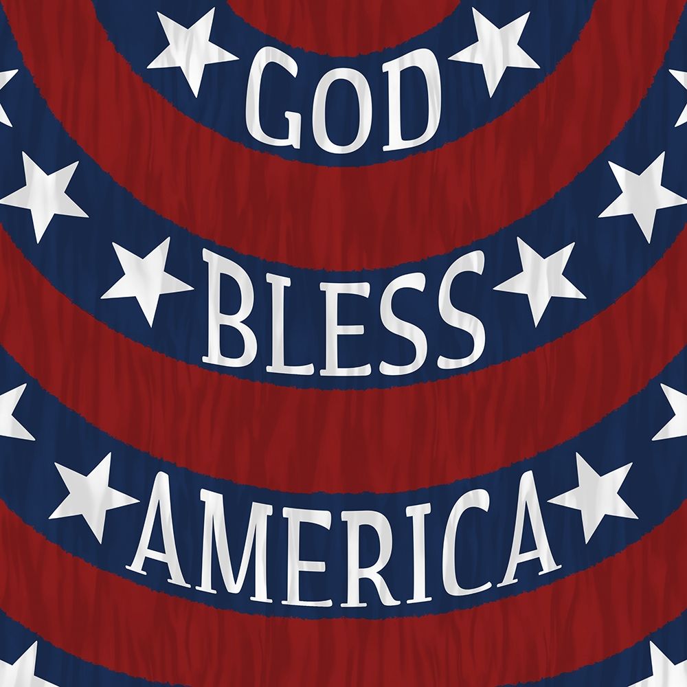 God Bless America art print by Marcus Prime for $57.95 CAD