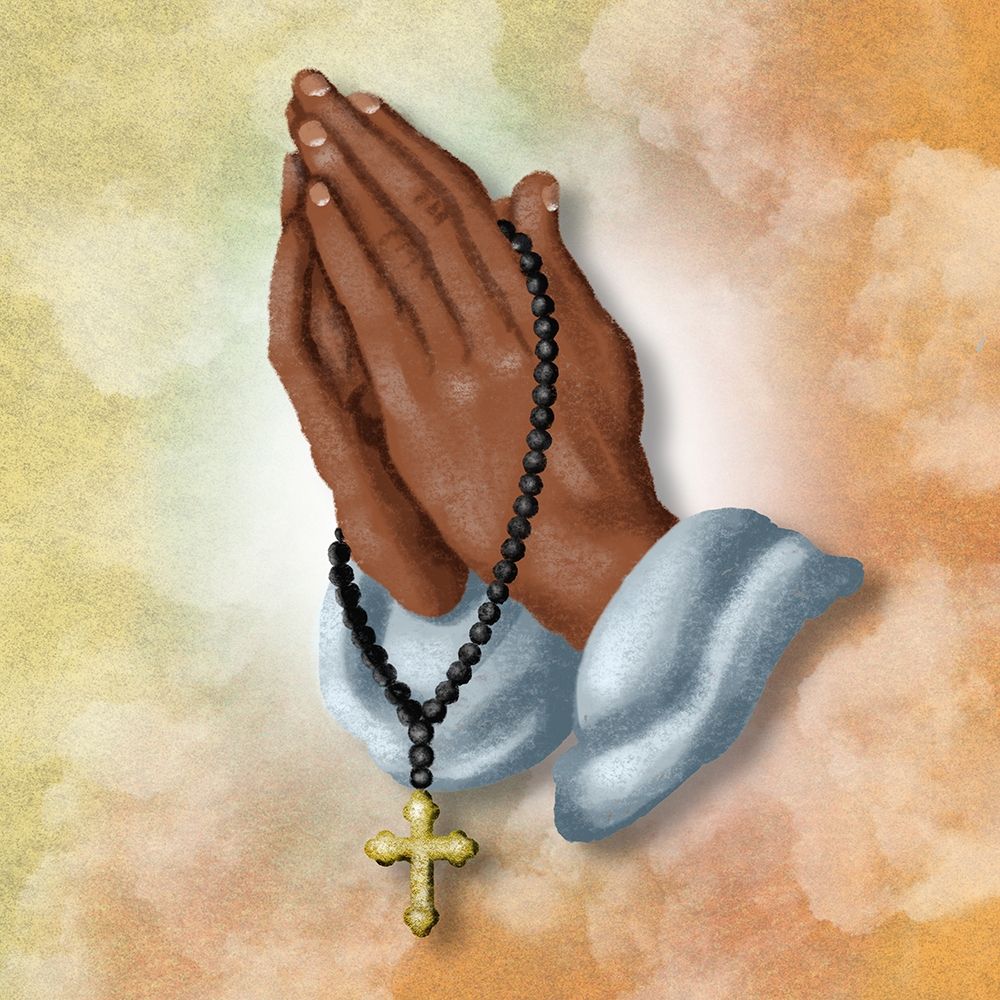 Praying Hands art print by Marcus Prime for $57.95 CAD