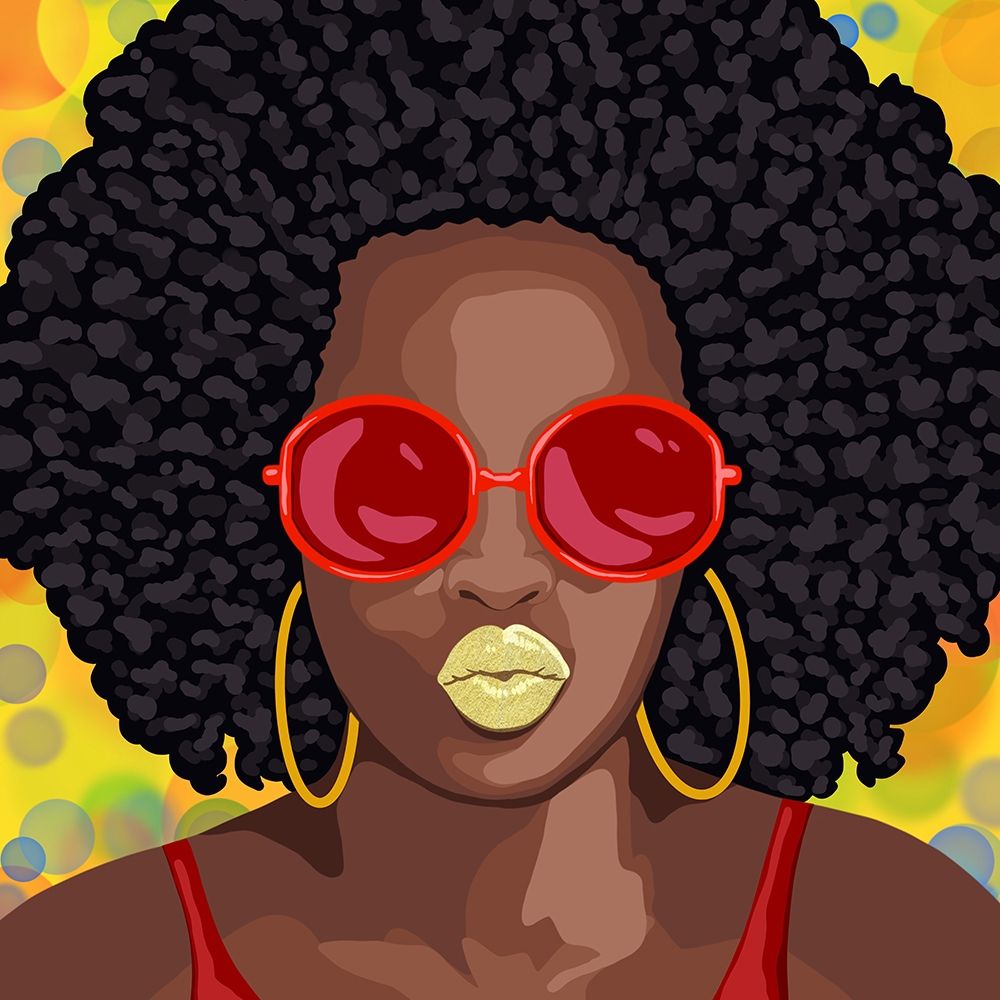 Afro Fashion 1 art print by Marcus Prime for $57.95 CAD