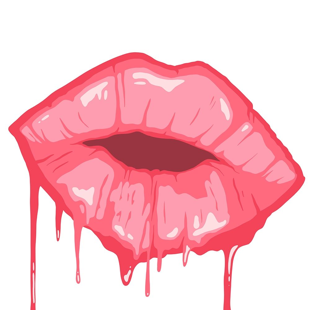 Dripping Kiss art print by Marcus Prime for $57.95 CAD