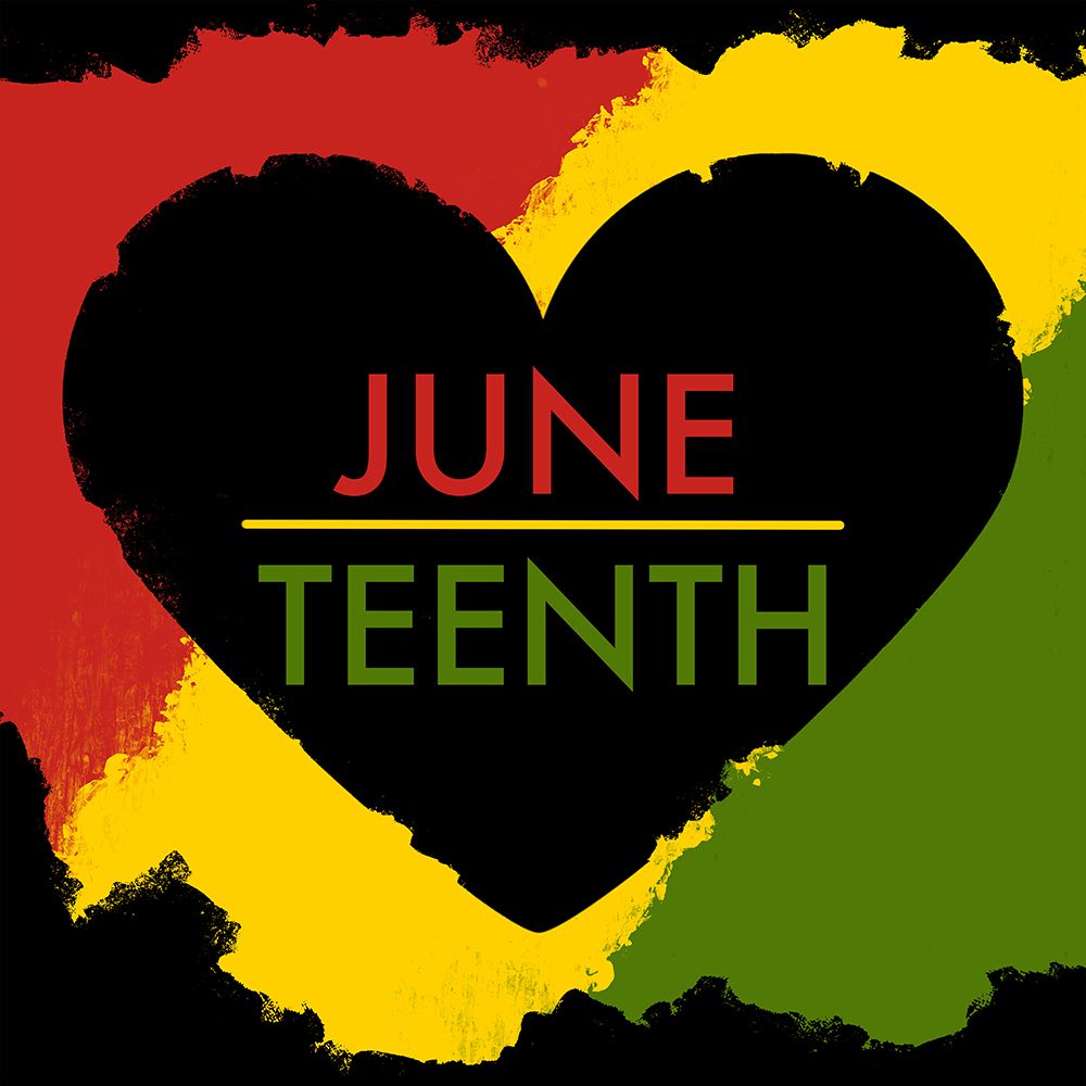 Juneteenth Heart art print by Marcus Prime for $57.95 CAD