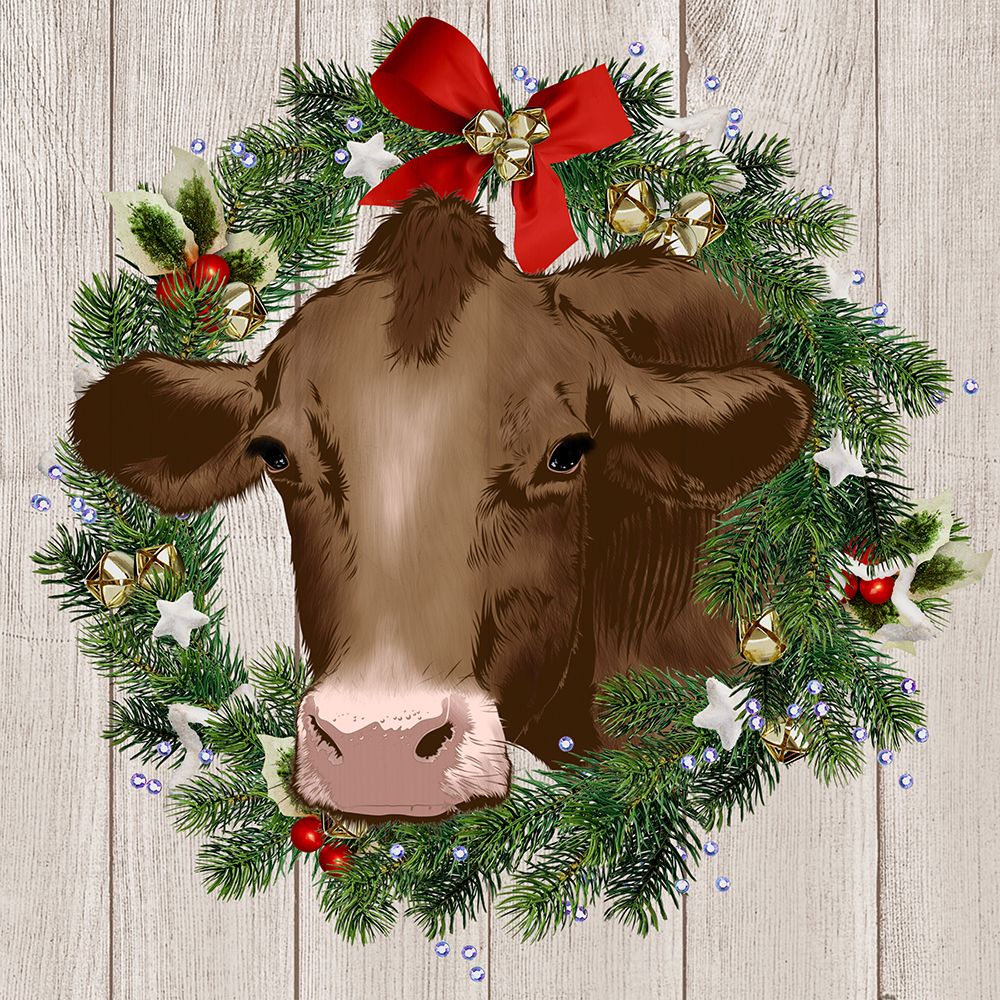 Merry Cow art print by Marcus Prime for $57.95 CAD