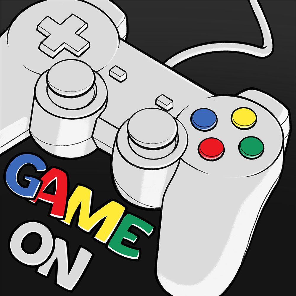 Game On Gamer art print by Marcus Prime for $57.95 CAD