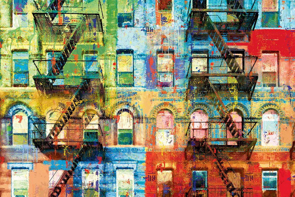 Bowery Block art print by Savannah Miller for $57.95 CAD