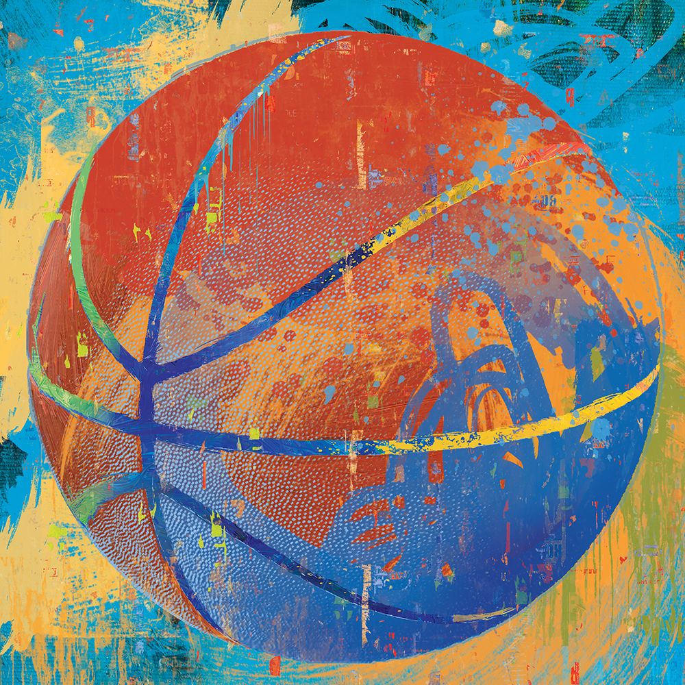 Basketball art print by Savannah Miller for $57.95 CAD