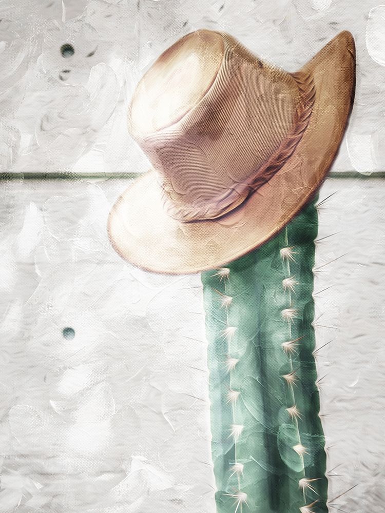 Cactus Hat art print by Mlli Villa for $57.95 CAD