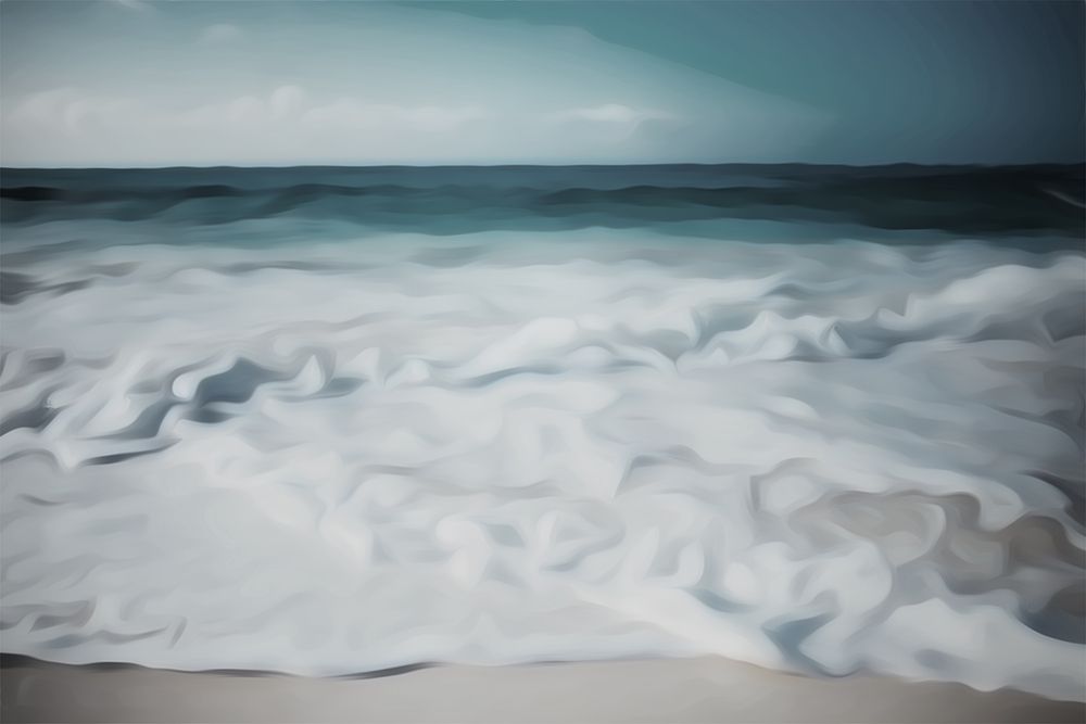 Close Cool Waves art print by Mlli Villa for $57.95 CAD