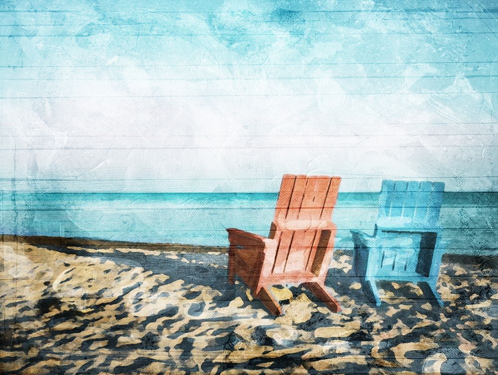 Relaxing At The Beach art print by Mlli Villa for $57.95 CAD