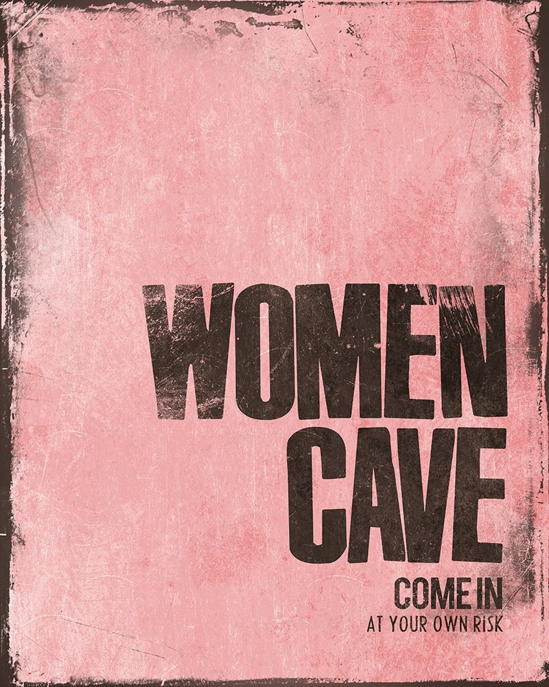 Women Cave Risk Pink art print by Mlli Villa for $57.95 CAD