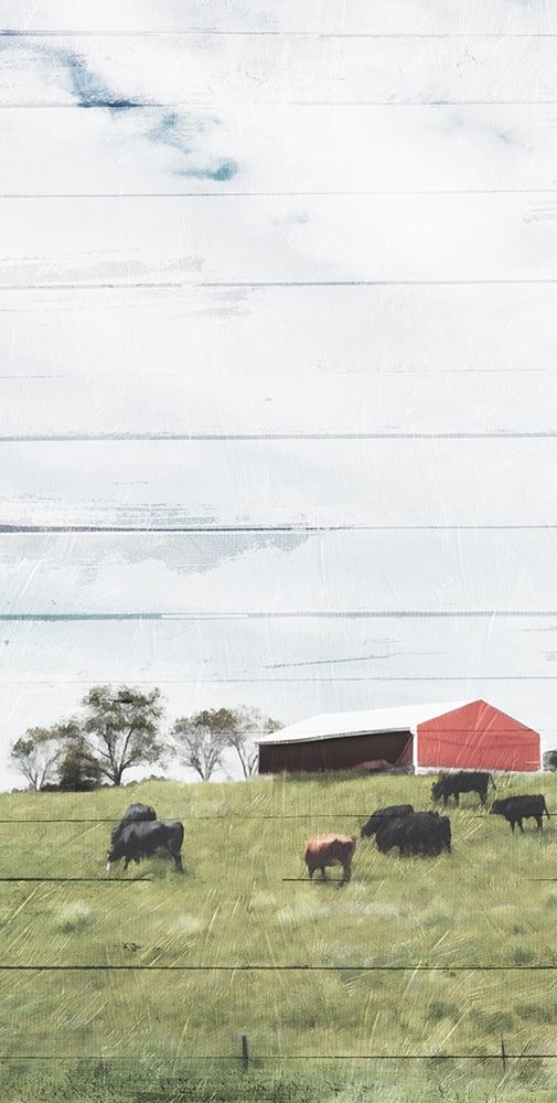 Farm On The Hill art print by Mlli Villa for $57.95 CAD