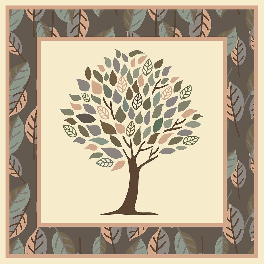 Fall Tree Leaves art print by Mlli Villa for $57.95 CAD
