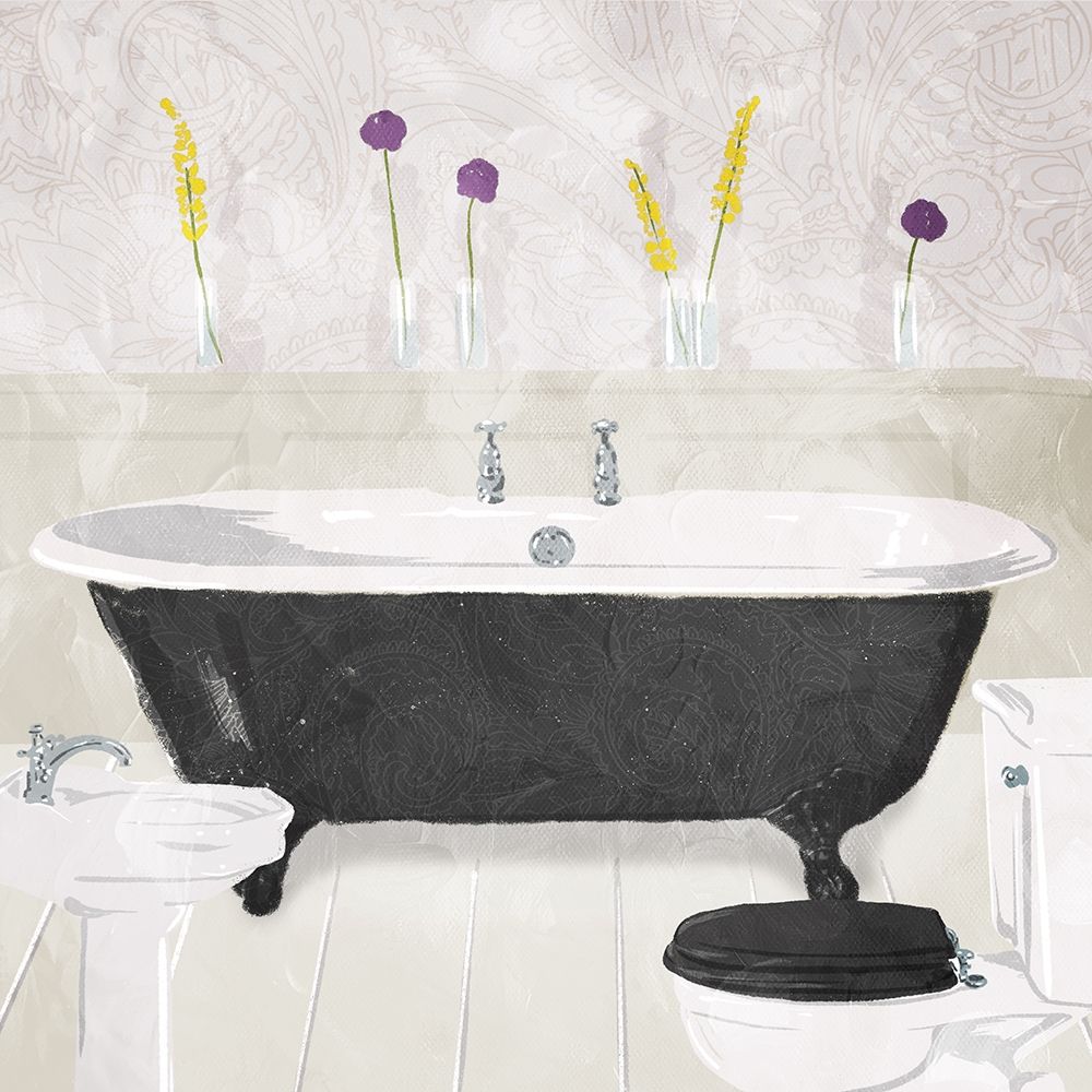 Bathroom Florals Mate art print by Mlli Villa for $57.95 CAD