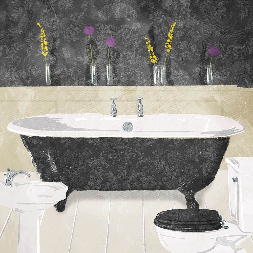 Bathroom Florals Mate art print by Milli Villa for $57.95 CAD