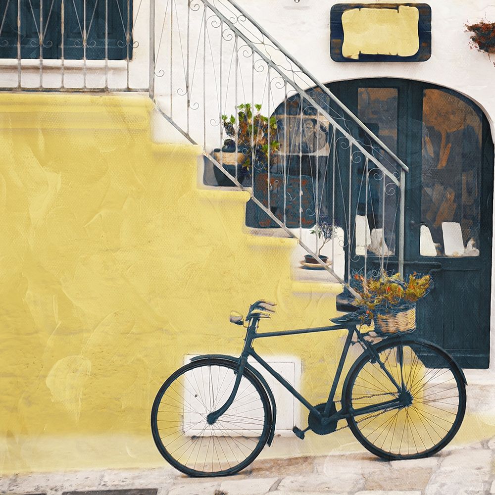 Steps In Yellow art print by Mlli Villa for $57.95 CAD