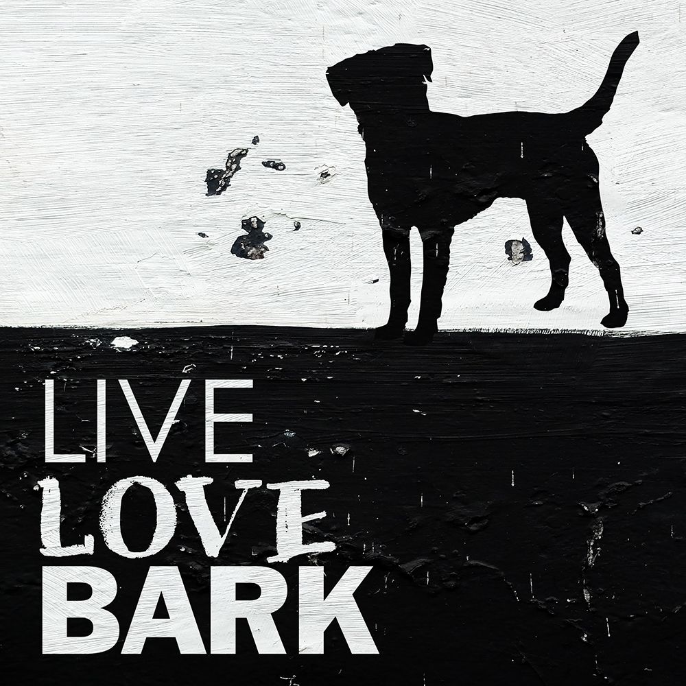 Live Love Bark art print by Milli Villa for $57.95 CAD