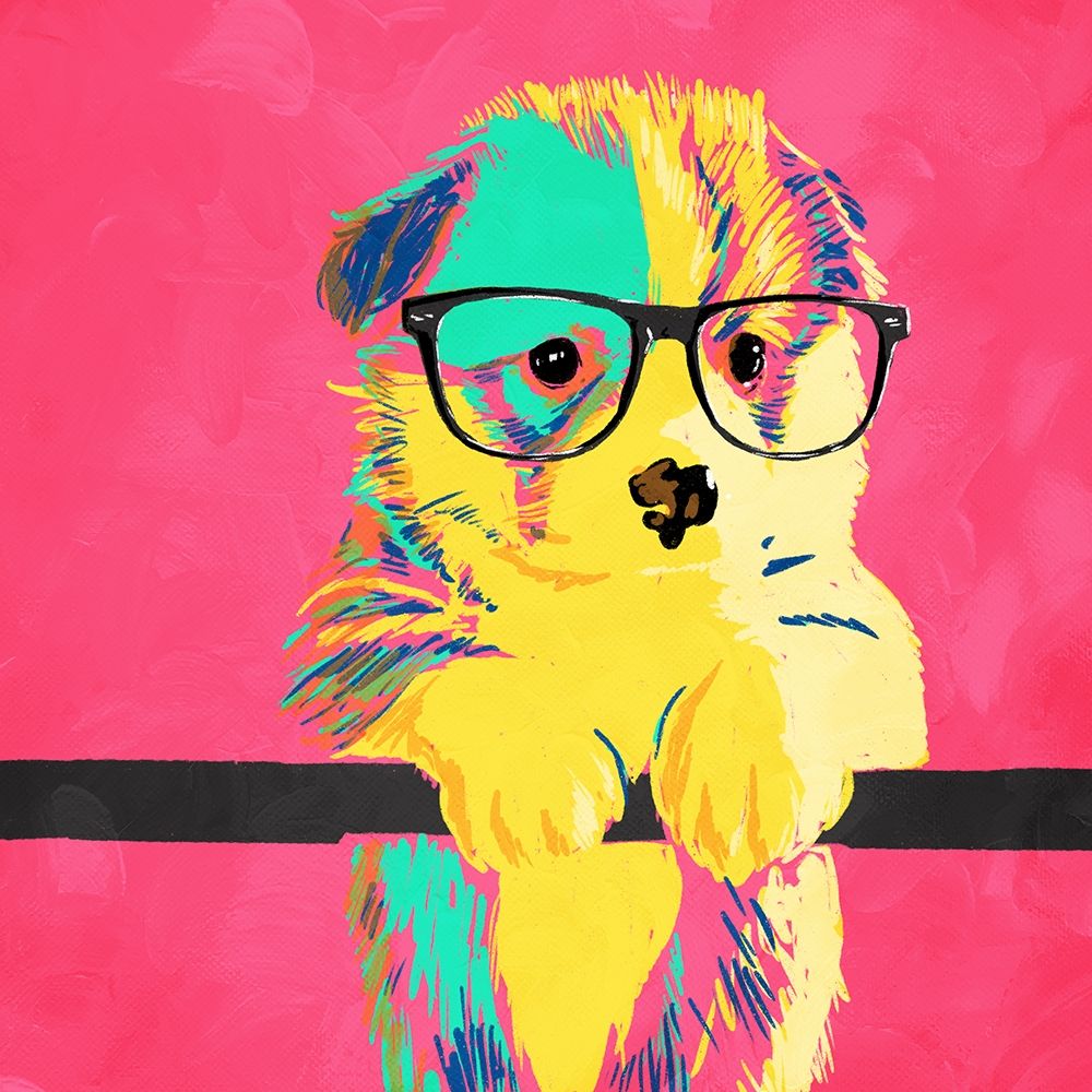Puppy Vision art print by Milli Villa for $57.95 CAD