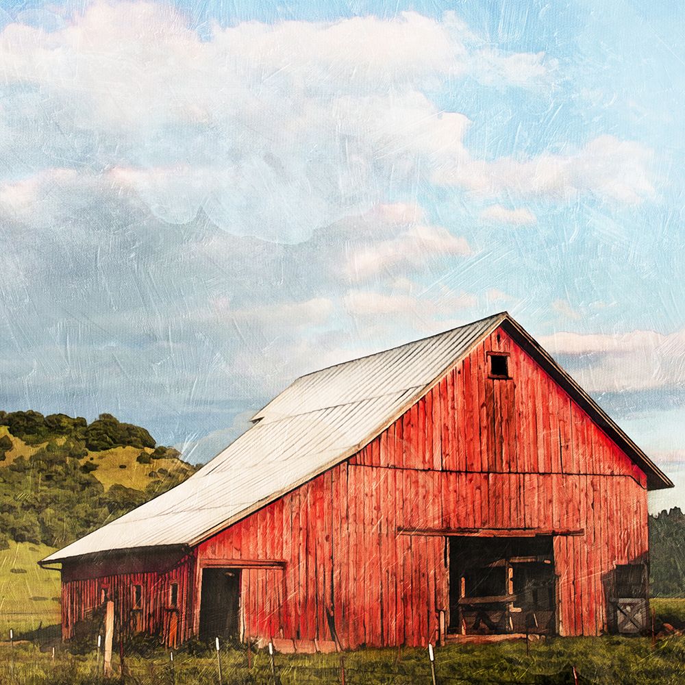 Bigger Barn In The Farm art print by Milli Villa for $57.95 CAD