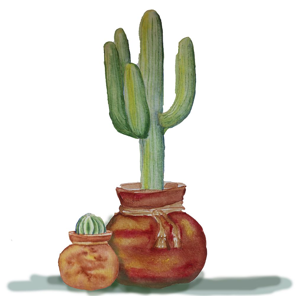 Cacti Pair art print by Nichole Lorenzen for $57.95 CAD