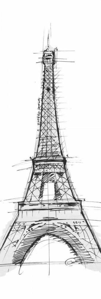 Eiffel art print by OnRei for $57.95 CAD
