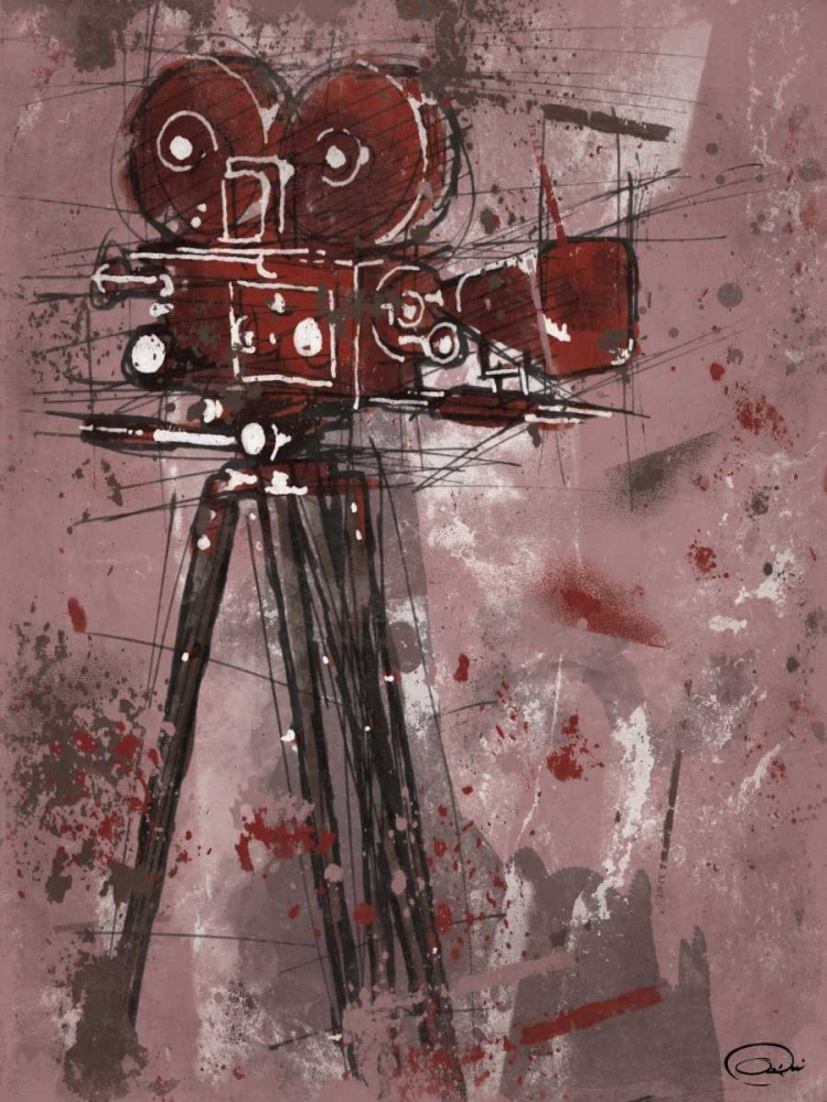 MOVIE RED art print by OnRei for $57.95 CAD