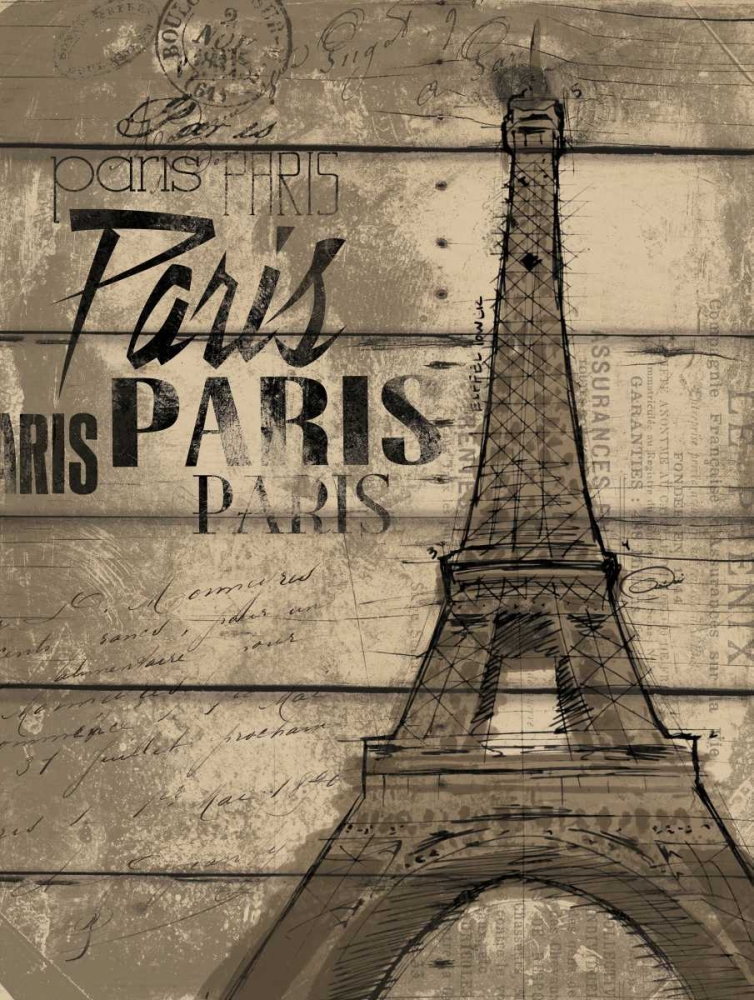 Natural Paris Clean art print by OnRei for $57.95 CAD