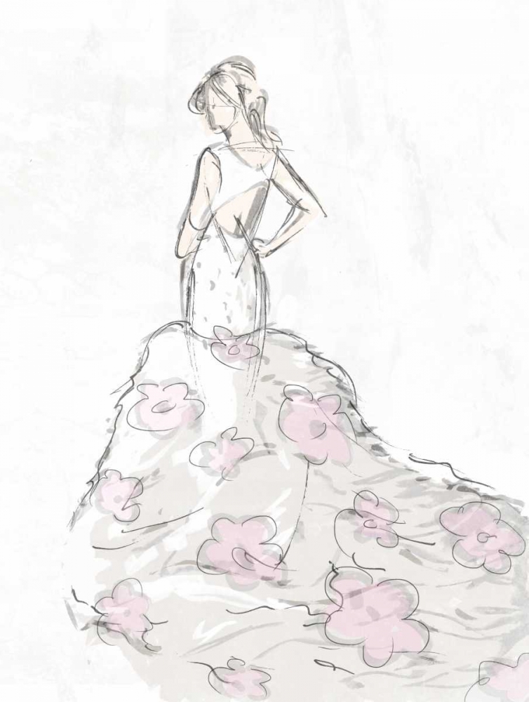 Fashion Flower Dress art print by OnRei for $57.95 CAD