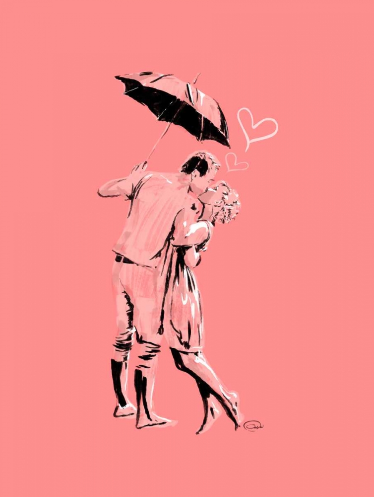 Romantic Love Pink art print by OnRei for $57.95 CAD