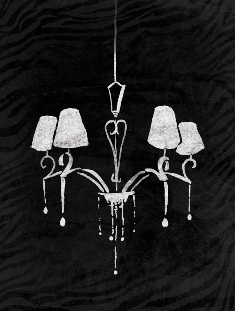 Black Chandelier 2 art print by OnRei for $57.95 CAD