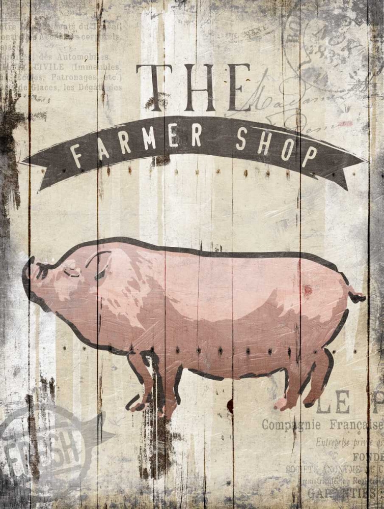 The Farmers Shop art print by OnRei for $57.95 CAD