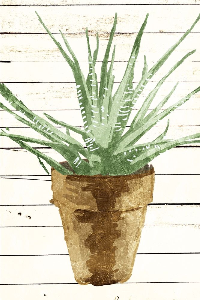 Wood Plant Pot art print by OnRei for $57.95 CAD