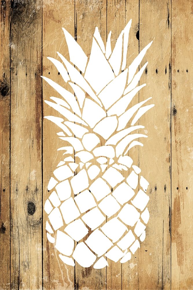 Wood Pineapple art print by OnRei for $57.95 CAD