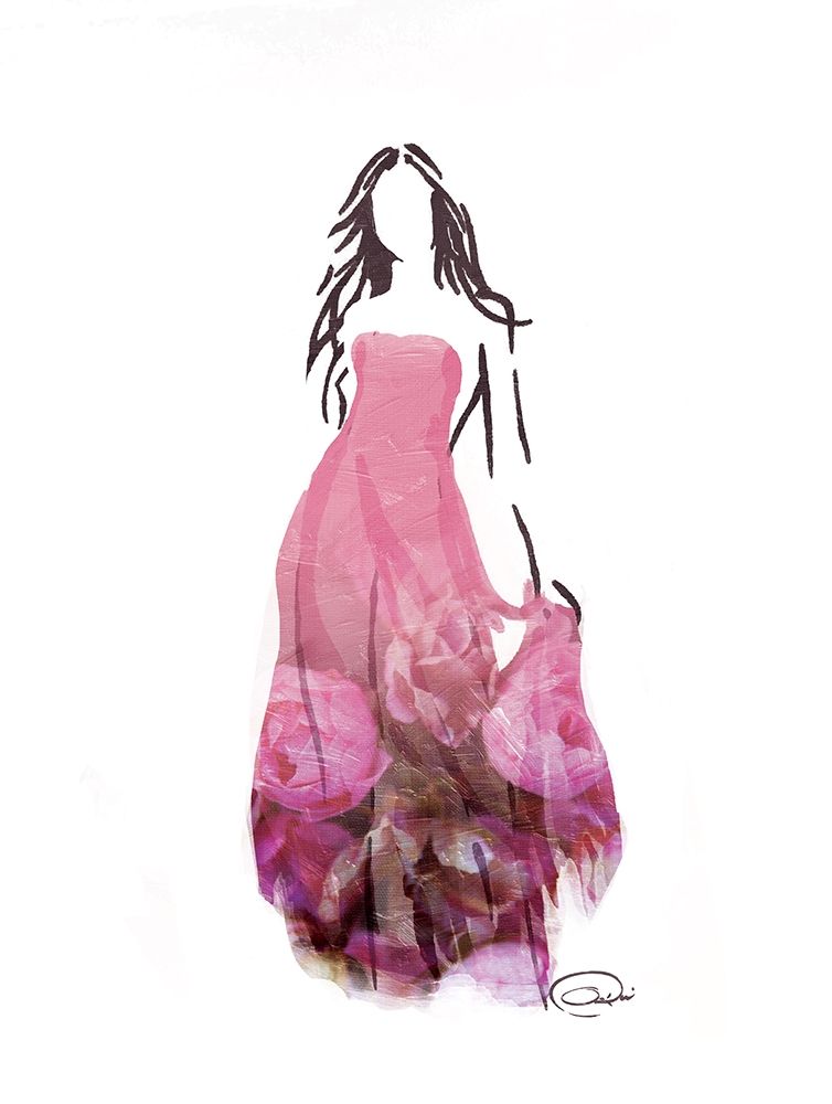 Flower Dress art print by OnRei for $57.95 CAD
