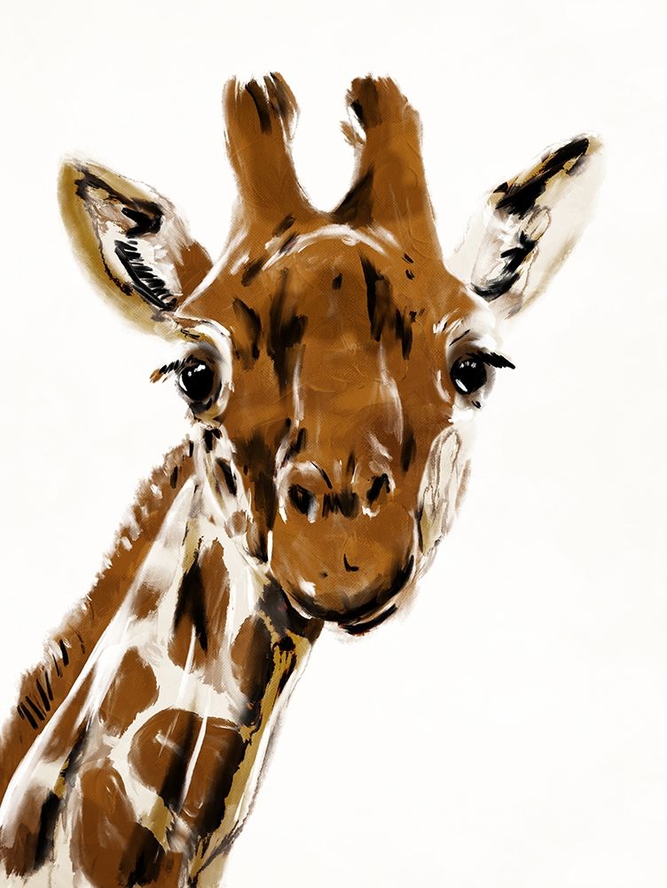 Original Giraffe art print by OnRei for $57.95 CAD