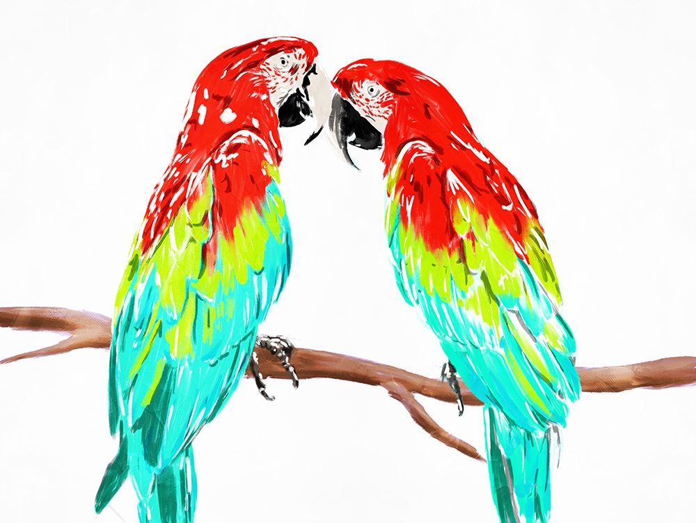 Fun Parrots art print by OnRei for $57.95 CAD