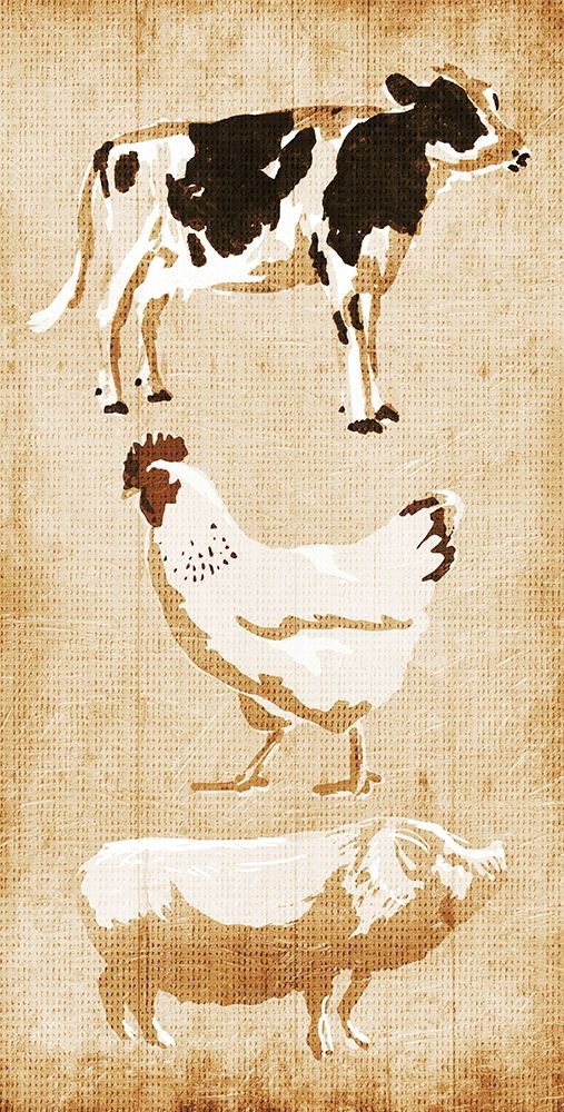Farm Animals art print by OnRei for $57.95 CAD