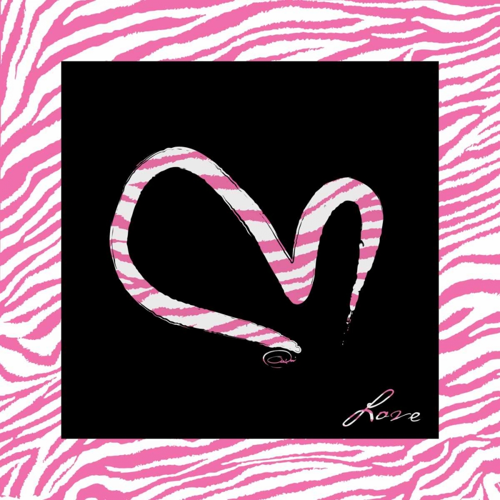 LOVE HOT PINK art print by OnRei for $57.95 CAD