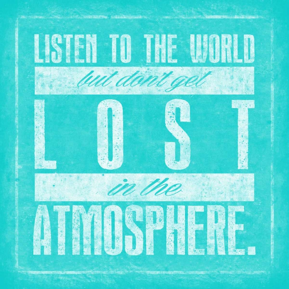 Atmosphere Teal art print by OnRei for $57.95 CAD