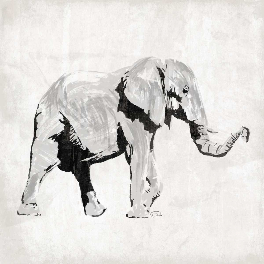 Elephant Trunk Up art print by OnRei for $57.95 CAD