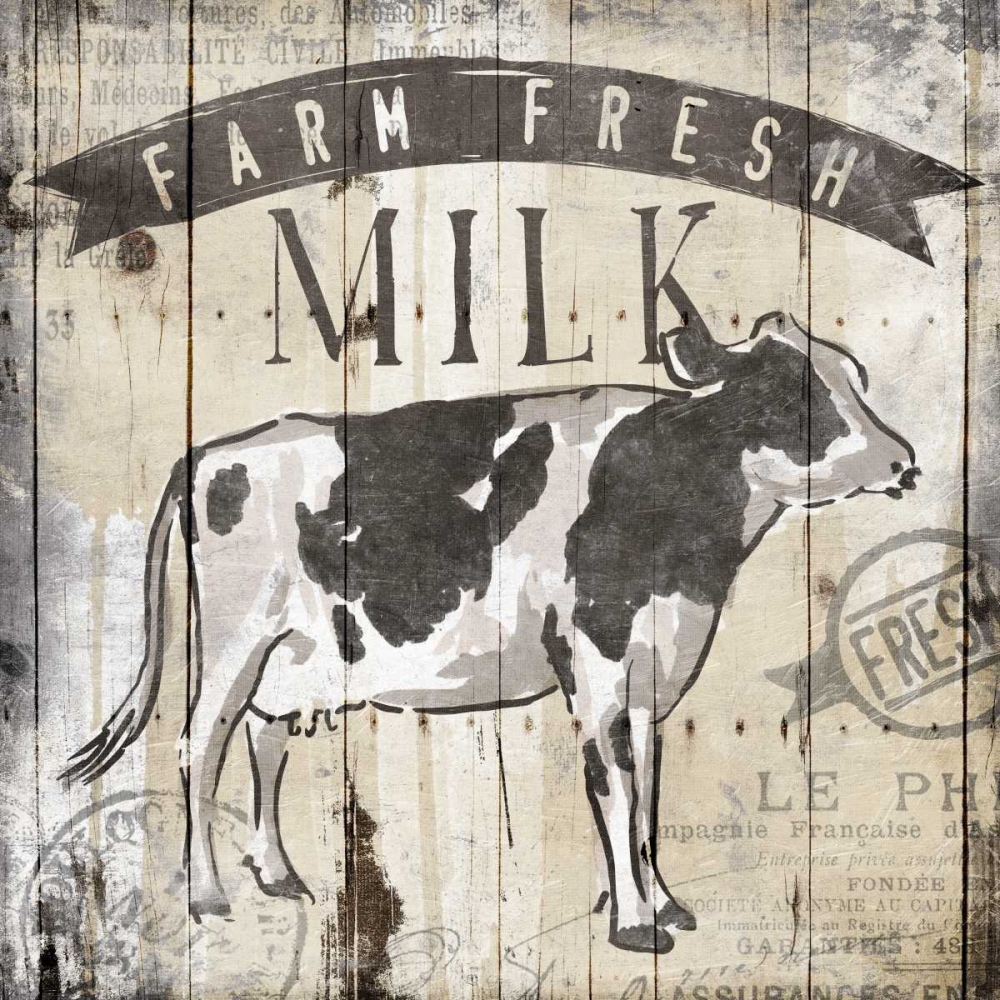 Farm Fresh Milk art print by OnRei for $57.95 CAD