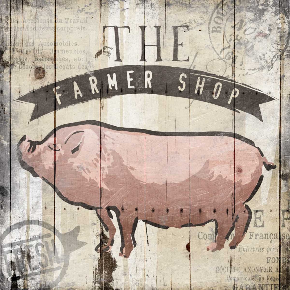 The Farmer Shop art print by OnRei for $57.95 CAD